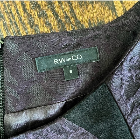 Raw and co purple dress  with short sleeves size 6 - Picture 3 of 6